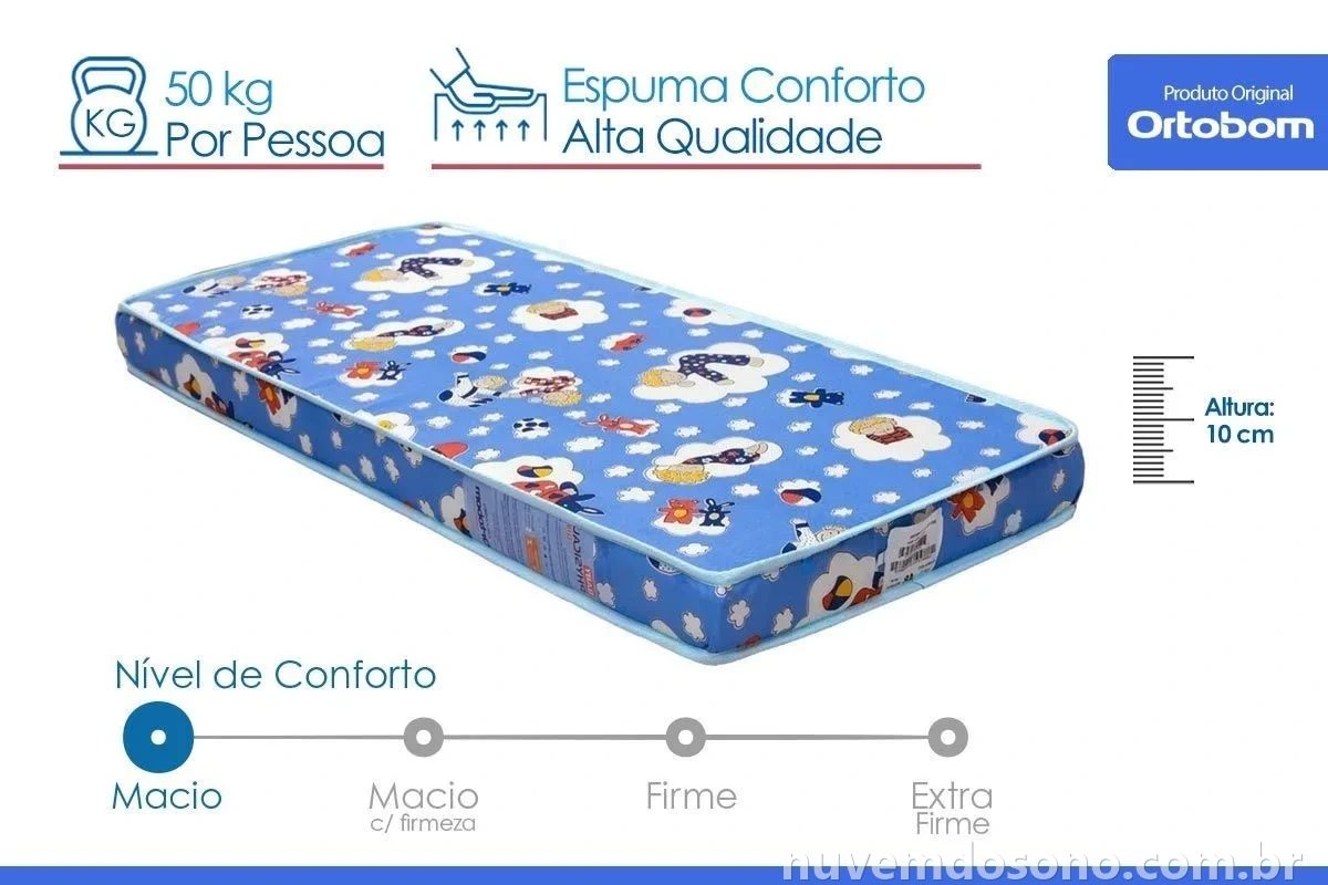 Colchão Ortobom Baby Physical